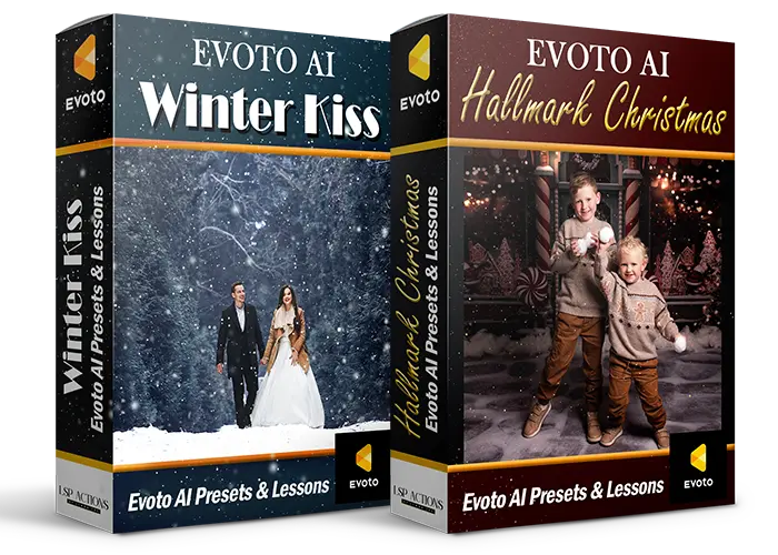 Evoto Winter & Hallmark Presets Pack & Bonuses Evoto AI Presets