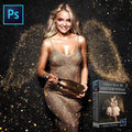 Glitter Wings For Photoshop Overlays: Glitter