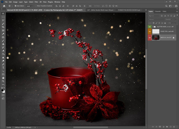 Buckets Of Joy Digital Background Bundle