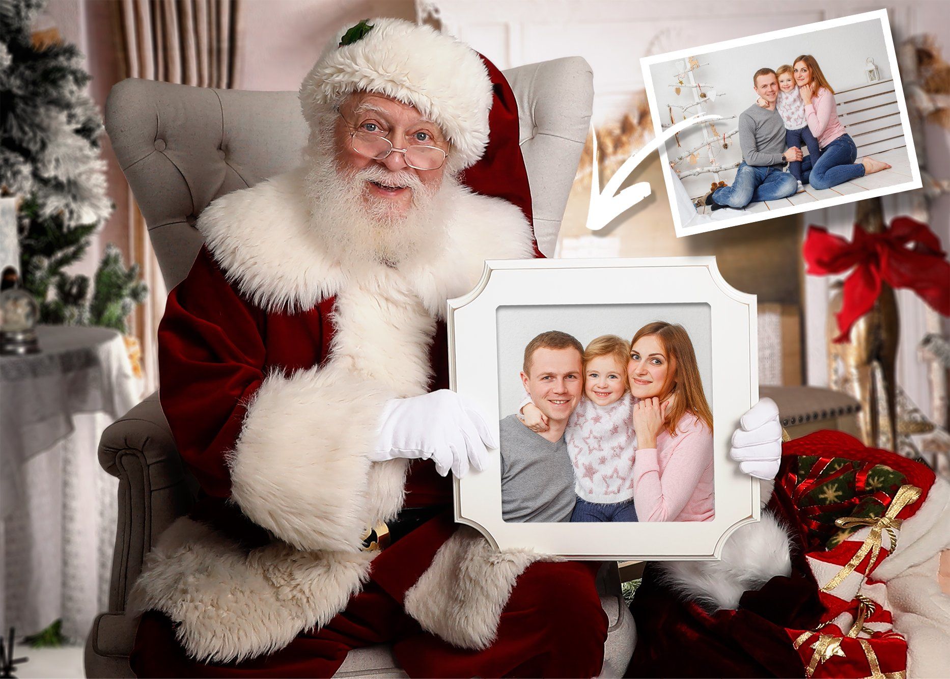 The Nice List | Santa Frames for photos | Ana Brandt LSP Actions ...